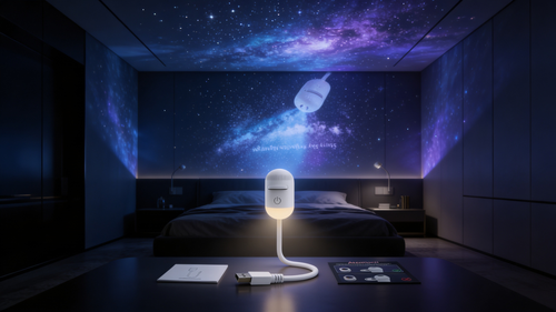 Starry sky projection nightlight