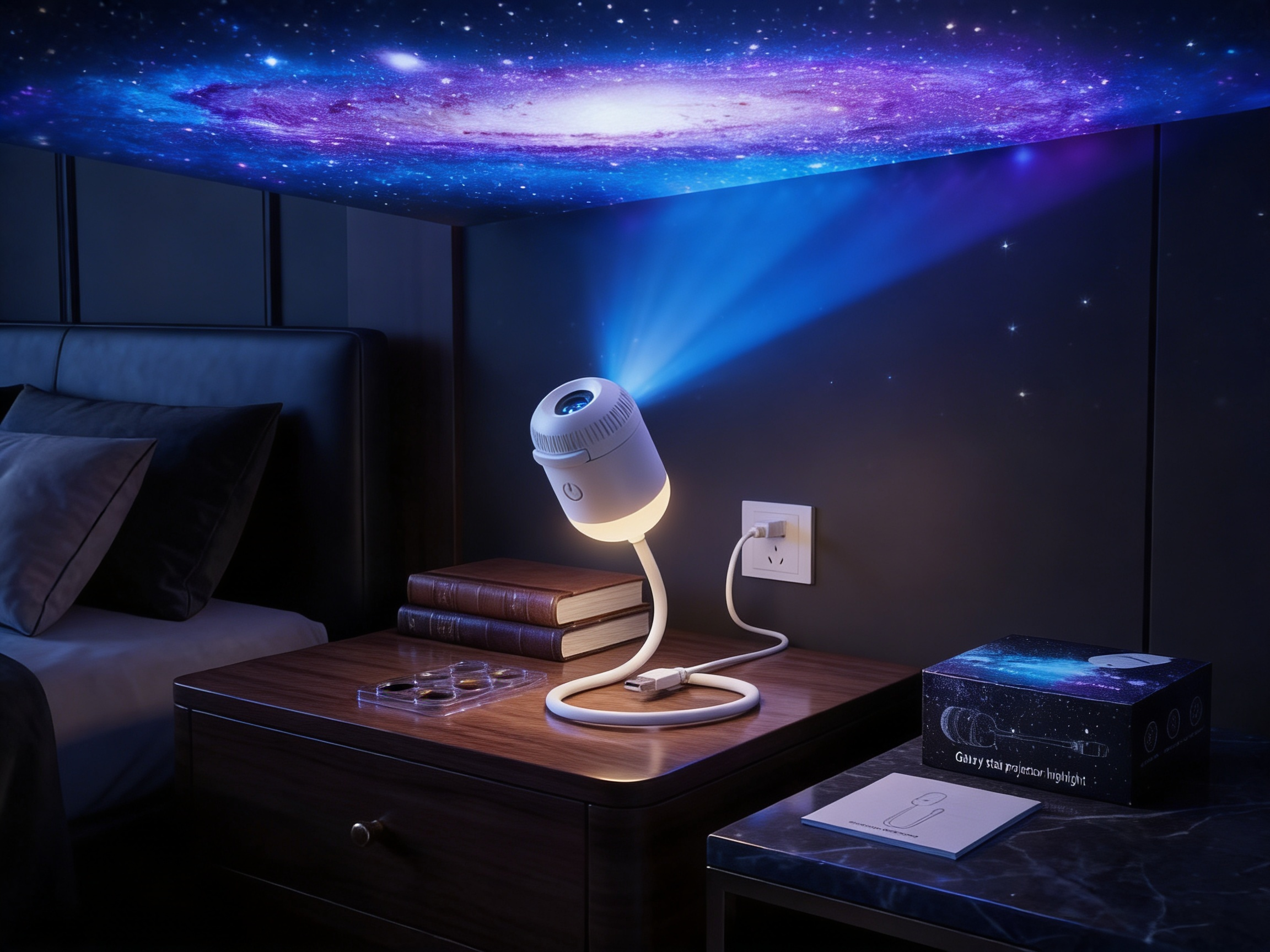 Starry sky projection nightlight